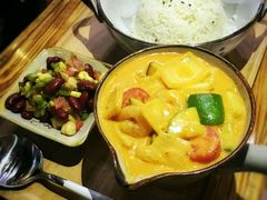 泰式红咖喱饭-84那年咖啡馆(李沧万达店)