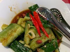 冷榨胡麻油调黄瓜-西贝(吴江路湟普汇店)