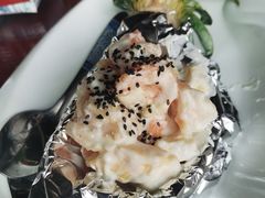 鳳梨明蝦球-一家亲台菜餐厅(银塘中路店)