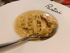 培根蛋汁白酱宽意面-BONAZZA 意大利餐厅