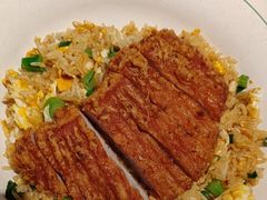 蒜香嫩猪排配炒饭-添好运(武商MALL店)