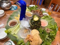 -沐毫傣泐云南菜孔雀宴•手抓饭傣味烧烤(曼听公园店)