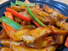 鱼香茄子煲-正隆斋素食超市(西四店)