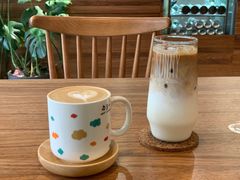 热拿铁-琥珀咖啡 Ambercoffee