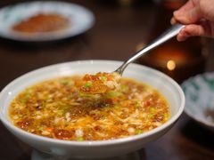蟹粉桃胶鸡头米-新光酒家·河豚·海鲜·蟹料理(浦东店)