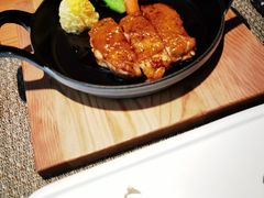 脆皮蜜汁鸡排-香樟花园法式铁板烧(恒隆广场店)