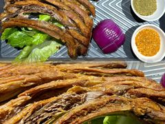坑烤羊排-百年认一力·清真牛羊肉(南中环店)