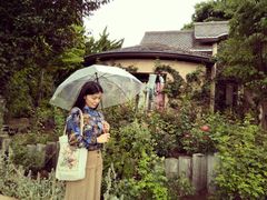 免费发的透明伞-河口湖八音盒之森美术馆