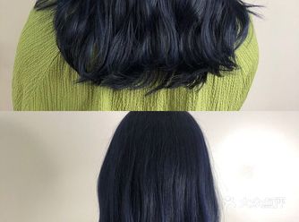 推荐发色#蓝黑色 蓝黑色头发适合什么肤色