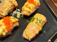 火炙三文鱼寿司四味-鸟鹏烧鸟居酒屋(熙龙湾店)