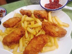 盐酥鸡薯条-桃子餐厅·天津菜(红星路直营店)
