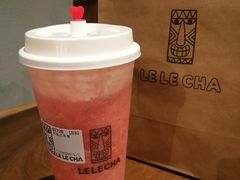 奶酪红草莓-LELECHA乐乐茶(上海五角场万达广场店)