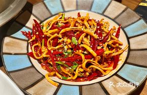 Spicy Stir-Fried North Korean Squid Strips