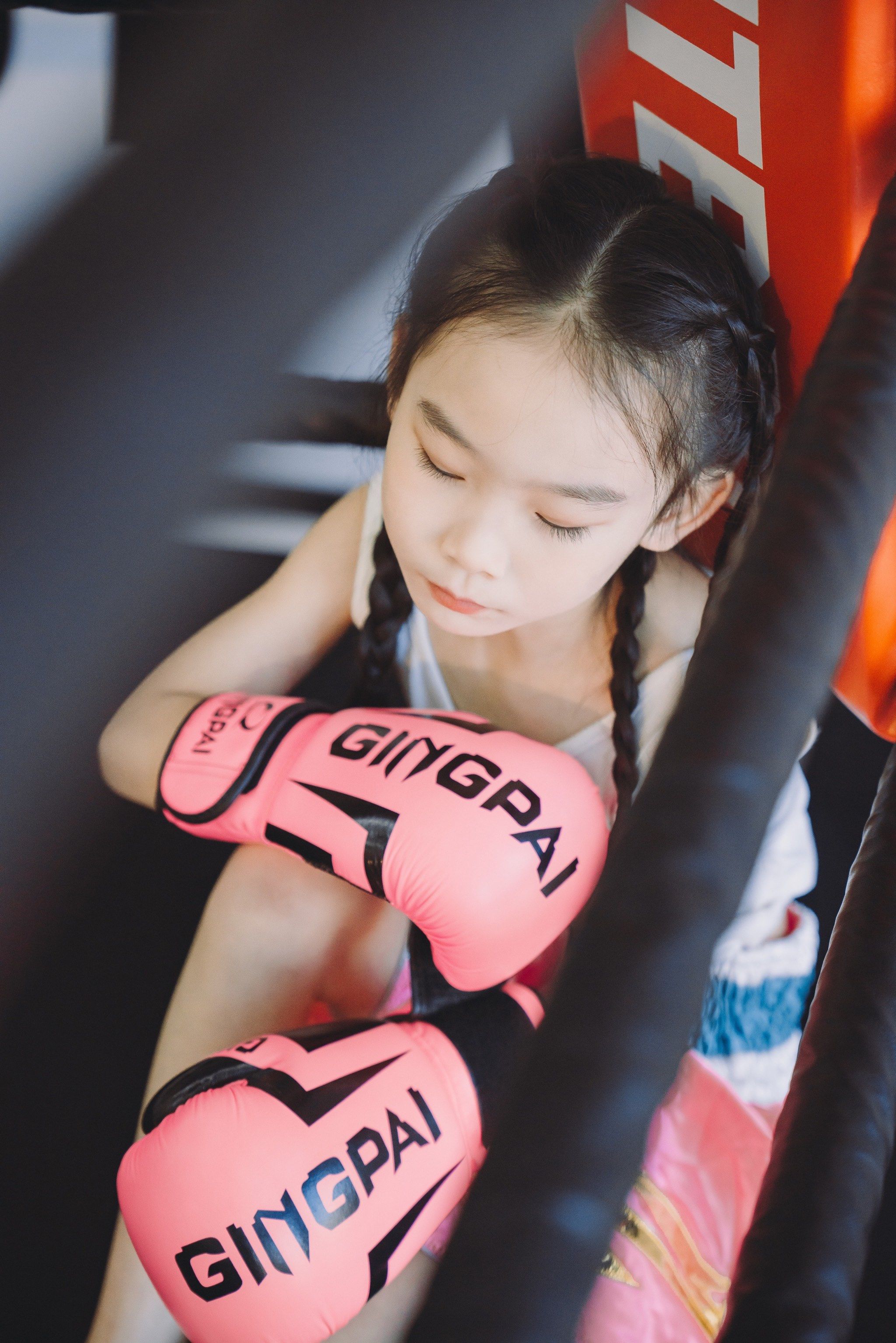 儿童拳击教学 美美酷酷哒