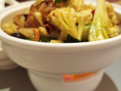 干锅有机花菜-桂满陇·蟹黄小笼汤包(巴黎春天浦建店)