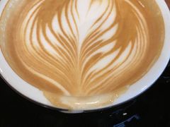 Latte-black rainbow coffee