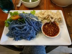 -蝶豆花蓝面条