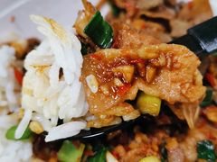 五花肉炒猪肝-霸碗盖码饭(长沙河西通程店)