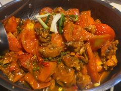 -贵州辣子鸡番茄鸡