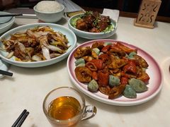 腊八蒜炒肥肠-小吊梨汤·北京菜·烤鸭(鸟巢店)