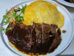 黑椒牛扒蛋包饭-锦园春香港茶餐厅(西海湾旗舰店)