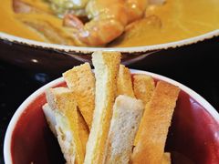 泰式咖喱虾配法式面包-禾院•新派融合淮扬菜餐厅