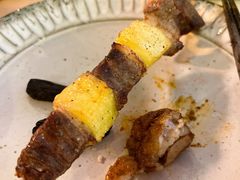 凤梨烤牛肉串-龟兹KUCINA·新疆菜(前滩L+PLAZA店)