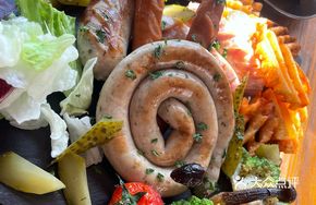 German Mixed Sausage Platter