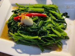 秘制虾酱炒空心菜-帕蓝·暹罗料理(曲阳店)