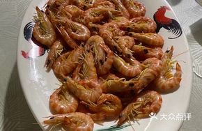 Steamed Sea Shrimp