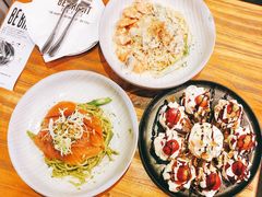 芝士蘑菇鲜虾意大利面-BE BRIGHT KITCHEN(正佳广场店)