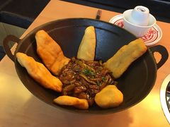 地锅茄子饼-旺小胖小龙虾