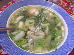 小白菜丸子汤-闯关东东北农家菜(崂山石老人店)