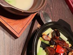 有机芥蓝啫雪花牛肉-广州柏悦酒店·悦景轩·粤菜餐厅