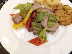 铁板牛排-杭州盛泰开元名都大酒店-地中海自助餐厅