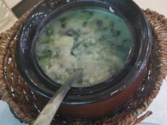 皮蛋瘦肉粥-虾恋蛤蟆功
