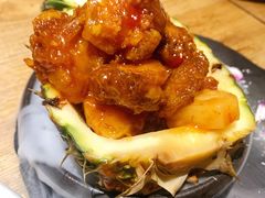 菠萝咕噜猴头菇-水木苼 蔬食料理