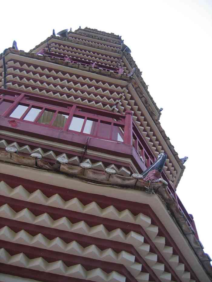 阜峰文塔-"我是从博物馆旁边的斜坡上来的,本来想签到.