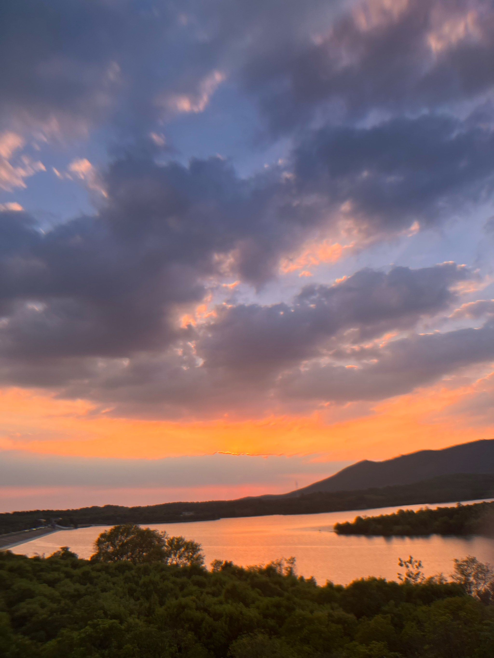 日落的渐变美景