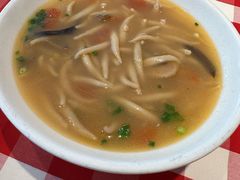 蘑菇汤莜面鱼鱼-西贝(吴江路湟普汇店)