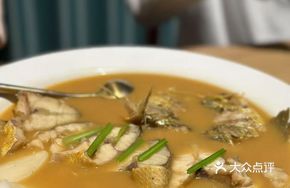 Braised Deep-Sea Yellow Croaker with Rice Cake