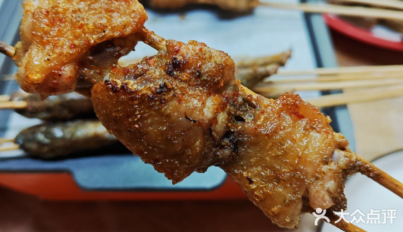 冬天夜里的烧烤～