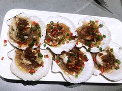 蒜蓉粉丝蒸扇贝-神洲四海大酒楼(王府井澳门中心店)