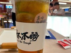 手打白桃乌龙柠檬茶-靓靓蒸虾·头牌蒸虾(万松园玲珑店)