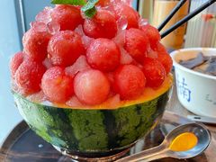 西瓜挖丸子冰-楠火锅(新街口苏宁店)