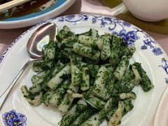 荠菜肉丝炒年糕-银都上海菜馆(粤海东路店)