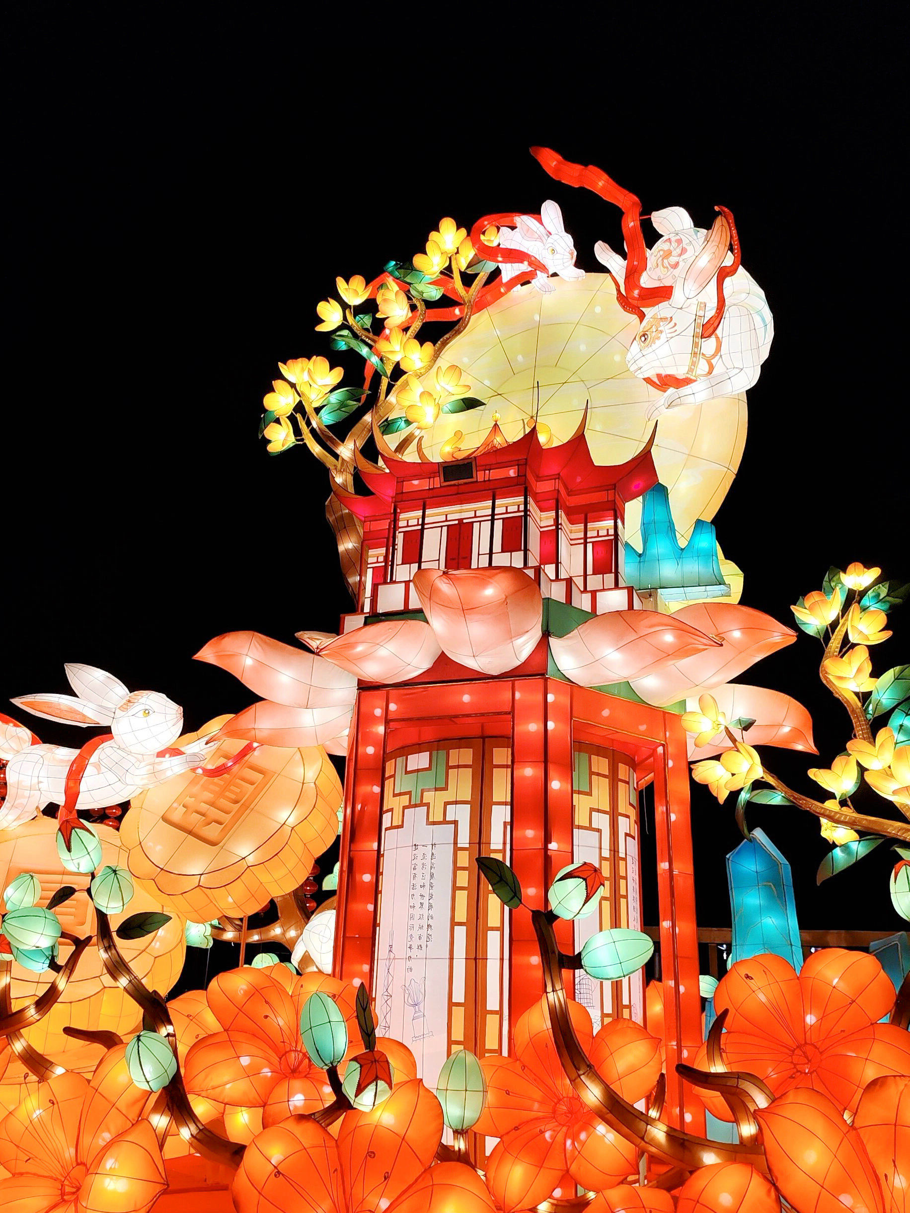 好好看呀,那些小动物花灯竟然都是动态的,哈哈,太有趣了!