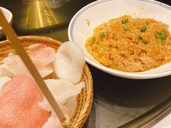 武汉虾渣配虾片-顺香居·老字号湖北菜(江汉路店)