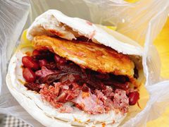 腊牛肉夹馍-老金家蛋菜夹馍(西安总店)