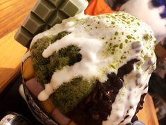 抹茶生乳かき氷-WONDER ICE 萬得冰田(建設路总店)
